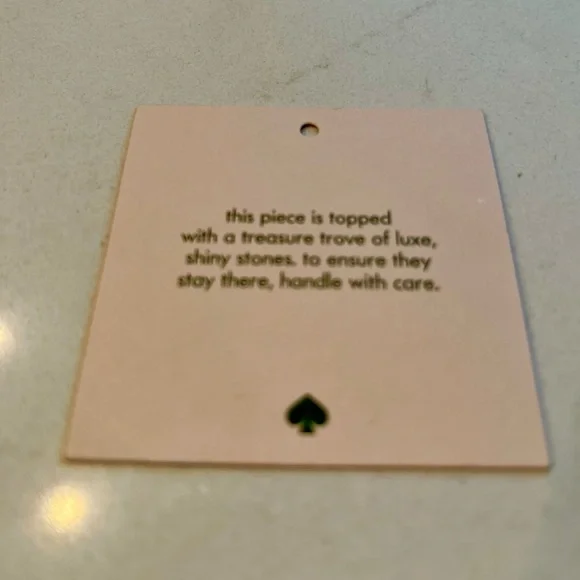 New Kate Spade evening bag, gorgeous crystal Spade closure clasp. - Picture 7 of 7